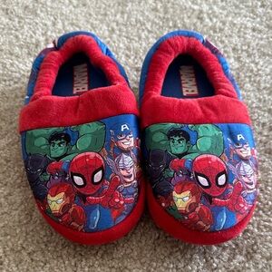 Marvel Red and Blue Superhero Slippers